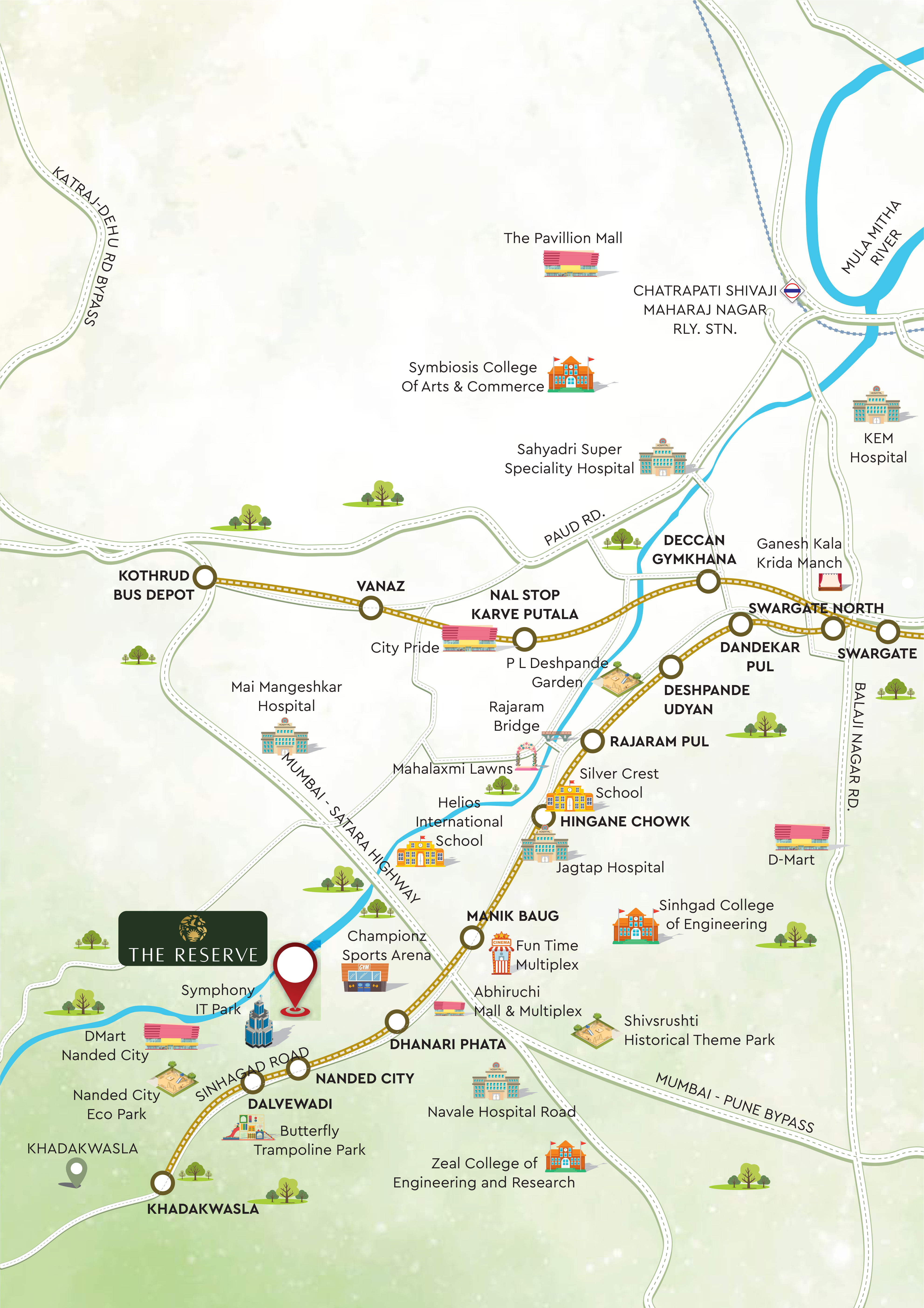 The Reserve by Kolte Patil — Location Map